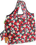 ECO CHIC Foldable Reusable Large Grocery Bags - Foldable Grocery Bags - Lightweight, Recycled & Reusable Shopping Bag - Waterproof, Packable Tote Fitting in Fine Grocery Bag Carrier by ECOCHIC
