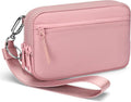 FODOKO Wristlet wallets for Women RFID crossbody bags with 4 Zippers | Checkered quilted nylon with credit card slots, cell phone organizer, and coin purse for travel and everyday carry by FODOKO