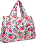 allydrew Large Foldable Tote Nylon Reusable Grocery Bags, Easter Floral by allydrew