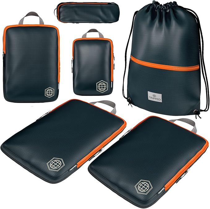 TRIPPED Travel Gear Extra Large Compression Packing Cubes 6-Piece Set - Image 9