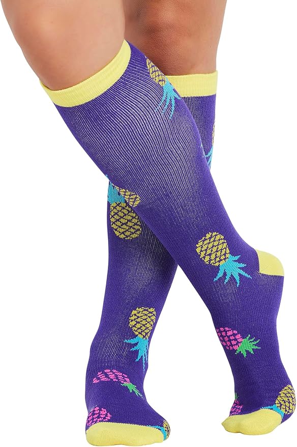 Cherokee Legwear Compression Socks for Women 10-15 mmHg (1-Pair Pack) | Comfort Support Knee Highs, Soft Fit, Regular & Wide Calf, Soft Knit Feel, Lightweight, Easy Care for Work and Everyday Wear by Cherokee