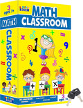 Blue Band Math Classroom Book Safe with Real Pages, Student Secret Compartment Items Storage Box with Classic Key Lock, Decorative Hidden Stash Box, Desk Allowance Coin Bank, 9.3"x6.0"x2.3" by Ulixu