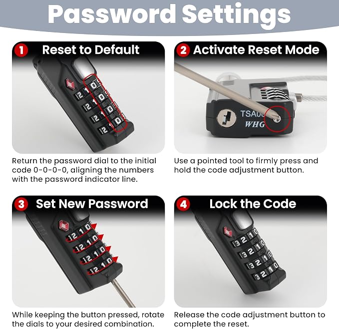 Upgraded Professional TSA Approved Gun Case Lock - Image 5
