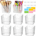 8 Pcs Plastic Cabinet Door Organizer Adhesive Clear by WCHOSOZH
