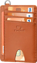 FurArt Slim Minimalist Wallet RFID Credit Card Holder for Men | slim minimalist compact rfid id window thin by FurArt