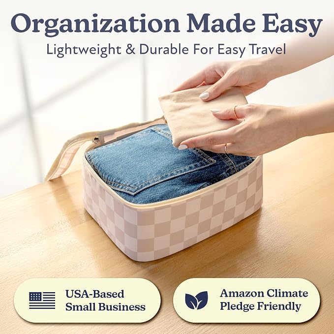 Vandel TSA-Friendly Packing Cubes for Carry On, Mesh Suitcase Organizer Bag | Professional Travel Organizer Bags for Women with Mesh Panel, Small Packing Cubes with Durable Zippers, Luggage Cube Set of 4 - Image 3