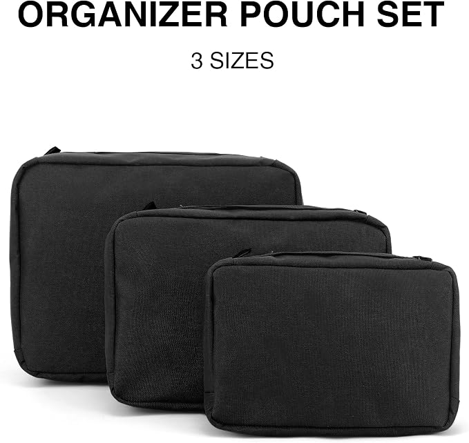 Mardingtop Packing Cubes for Travel, 3 Pack Cordura Tactical Luggage Organizer Bags Set for Outdoor Camping,Backpacking,Hiking - Image 3
