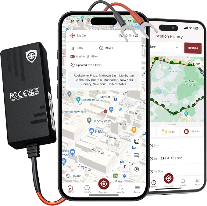 Volt - Real Time GPS Tracker Device - Car, Van, Motorbike, Caravan, Motorhome, Tractor, Coach & Car Tracker - 9-90V, Self-Install Including SIM & Data, 7 Day Free Trial by SafeTag