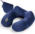 Rewondah Inflatable Travel Pillow for Sleeping Airplane - Inflatable Neck Pillow for Traveling on Plane with Washable Cover, Blow up Neck Travel Pillow for Airplanes, Cars - Portable and Comfortable by Rewondah