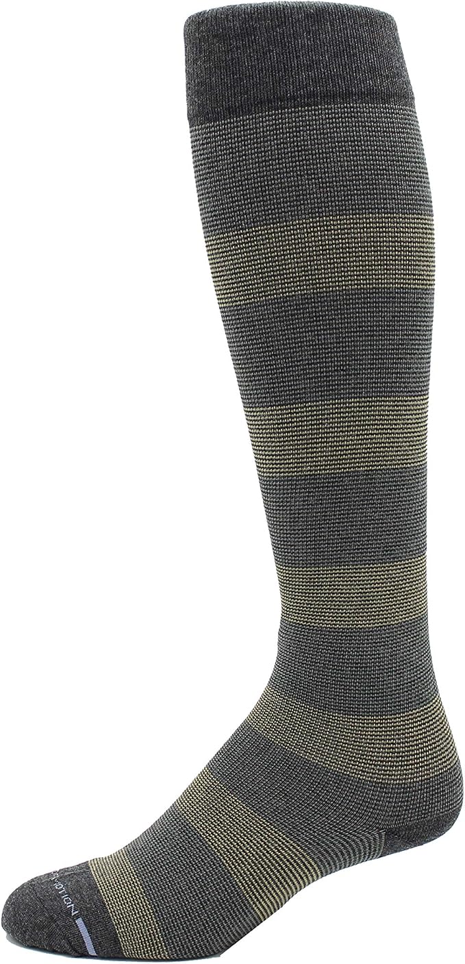 Dr. Motion 4 Pairs Men's Athletic Traveler Graduated Compression Knee High Socks - Image 5