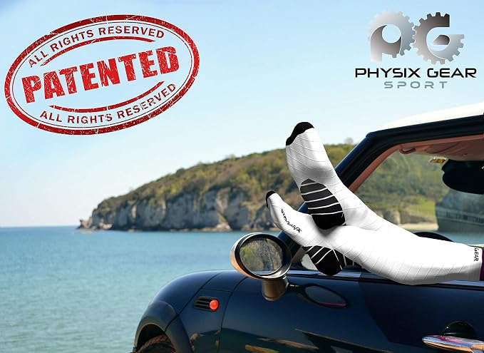 Physix Gear Compression Socks 20-30 mmHg - Men & Women - Running, Nurses, Shin Splints, Flight, Travel - Image 2