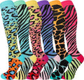 cerpite Compression Socks for Women & Men 6 Pairs Knee High Compression Socks 20-30 mmhg Best for Running,Nurse,Travel by Cerpitesportsstyles