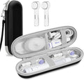 ICIMBI Electric Toothbrush Travel Case for Oral B/Oral-B Pro 1000 1500 5000 7000 Electric Toothbrush,Hard EVA Protective Toothbrush Holder, Includes 2 Brush Head Caps, Compact & Water-Resistant by Unknown