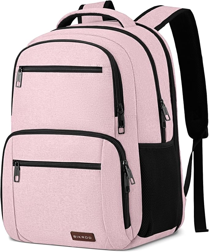 BIKROD Backpack for Girls Women, School Backpack for Teen Boys, Lightweight Casual High School Bookbag, Daily-use Travel Laptop Backpack Fits 15.6 Inch Notebook by PRISTINEBAGUS