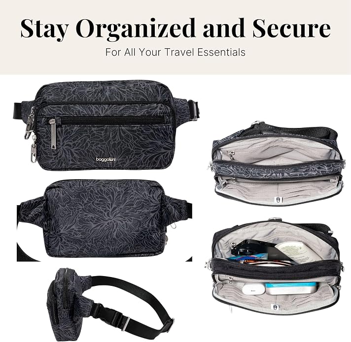 Baggallini Securtex Anti-Theft Belt Bag - Image 6