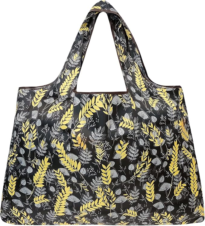 allydrew Large Foldable Tote Nylon Reusable Grocery Bags - Image 3
