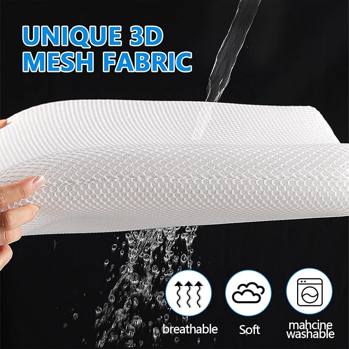 Portable Foldable Seat Cushion Soft Thick for Stadium Travel Camping Office | 3D mesh fabric breathable seat cushion for stadium bleacher airplane travel - Image 5