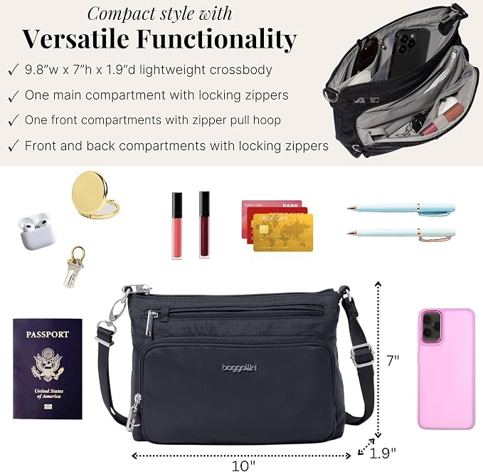 Baggallini Securtex Anti-Theft Keepsake Crossbody - Image 4