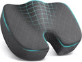 Seat Cushion - Memory Foam Sitting Pillow for Office Chair, Car Seat, Airplane, Bleacher - Sciatica & Hip & Coccyx Pain Relief Desk Chair Cushion for Long Sitting Office Workers, Car Drivers | for Car Seat, Airplane, Desk Chair - Sciatica & Hip & Coccy... by TushGuardSeatCushonsPillows