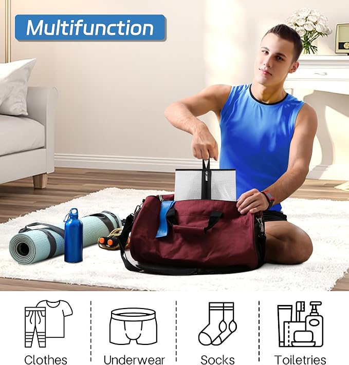 MISSLO Waterproof Shoe Bags for Travel 4 Pack XX-Large Shoe Storage Bag Clear Sneaker Pouch Portable Boots Organizer with Sturdy Zipper for Men & Women - Image 6