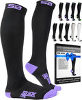 SB SOX Compression Socks for Men & Women (15-20mmHg) | Best Compression Socks for Flying, Medical, Sports, Wide Calf Fit, Pregnancy, and Daily Wear by SBSOX