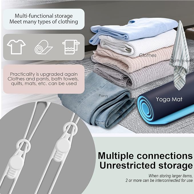 Silicone Cable Ties, Cord Organizer Cable Management,2Sizes-White | Reusable Cord Ties for Electronics, Office Desk Accessories, Home Travel Essentials, Easy to Use, 4.2 Inch & 7.1 Inch-16Pcs - Image 5