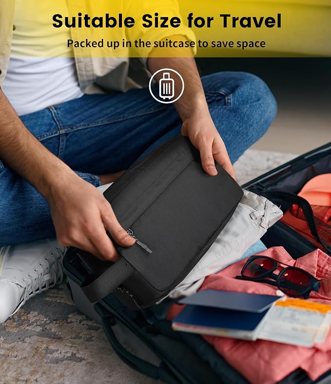 Vorspack Water Resistant Travel Toiletry Bag for Men Women | Travel Bag for Toiletries, Large Capacity, Organized Compartment, Travel Essentials, Suitable for Shaving, Makeup, Cosmetics - Image 7