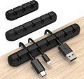 Cord Organizer for Desk, Cable Organizer Cable Holder 3 Pack Black by INCHOR