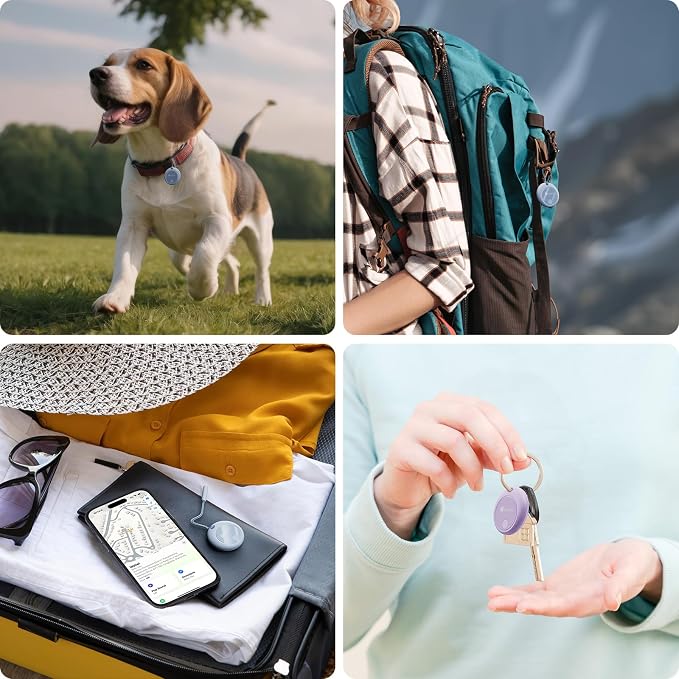 BFADEHA 2026 [Apple MFi Certified] (iOS Only) Bluetooth Tracker Smart Finder for Apple Find My iPhone GPS Tracker, 5-10 Years Battery, Keys Finder and Item Locator for Keys, Bags, Wallet, Passport - Image 7