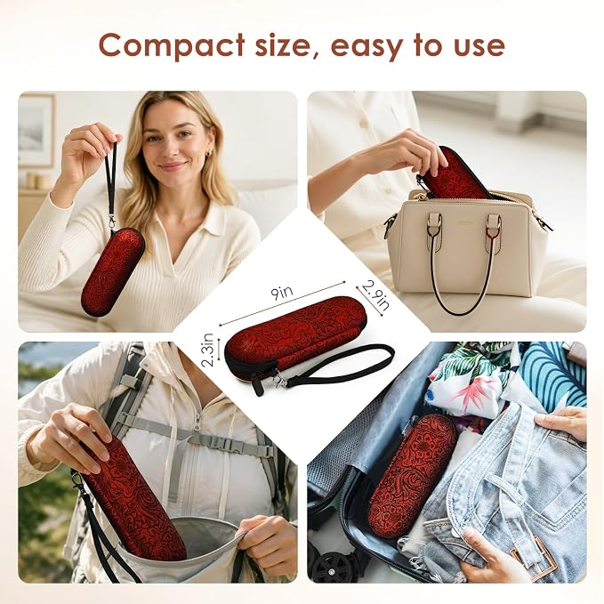 Electric Toothbrush Travel Case, compatible with Oral-B/Oral-B Pro 1000, 1500, 5000, 7000, 7500, 6000, 9600; Philips Sonicare 4100, 5100, 1100, 6100, 5300; Oral-B iO electric toothbrush - Image 3