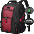 LOVEVOOK Large Laptop Backpack for Men,18.4Inch Heavy Duty Travel Backpack | TSA-Friendly with Anti-Theft,Carry On Flight Approved,College Work Bookbag,Water Resistant Business Backpack for Men Women by LOVEVOOK