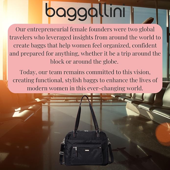 Baggallini Overnight Expandable Laptop Tote with RFID Phone Wristlet - Image 7