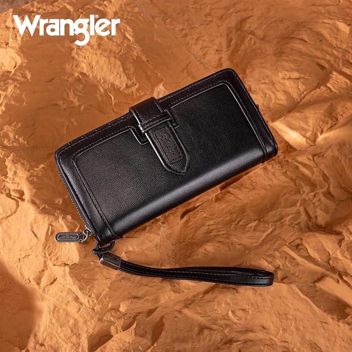 X Wrangler Women's Wallets Bifold Wristlet Wallets for Women Large Capacity Credit Card Wallet with ID Window - Image 6