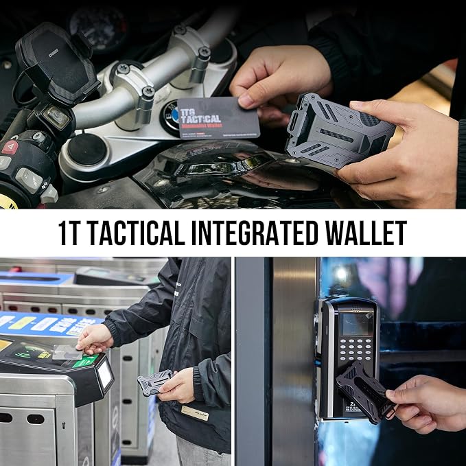 Minimalist Slim Wallet with Moeny Clip, Front Pocket RFID Blocking Wallet Cash Holder, Versatile Credit Card Orgainzer, ID Card Badge Holder for Men | Hold UP to 15 card,C-Shaped Quick-Access Card Slot,Front Pocket Slim Fit Design,Lanyard Compatible Ba... - Image 7