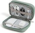 U Brands Electronics Organizer Travel Case, Cord Storage, 7.8" x 5", Green by UBrands