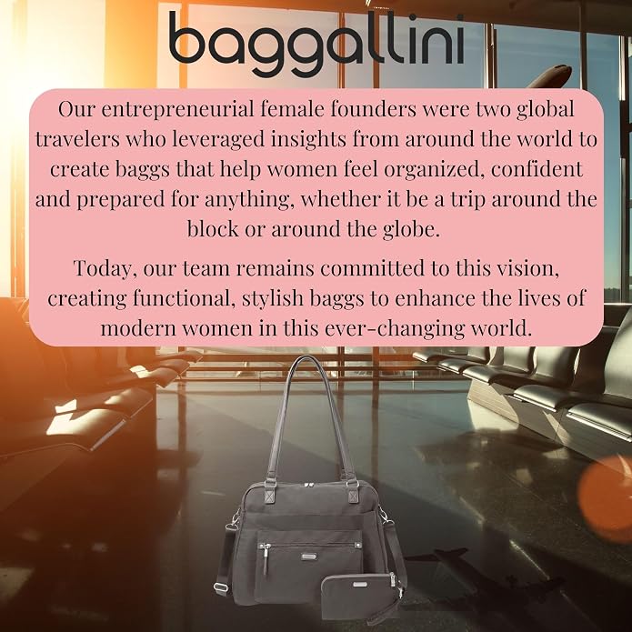 Baggallini Overnight Expandable Laptop Tote with RFID Phone Wristlet - Image 7