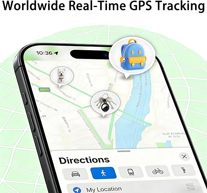 4 Pack Apple MFi Certified Tracker Tags Works with Apple Find My (iOS Only) | Bluetooth Item Finder Replaceable Battery Waterproof Smart Tag for Keys Wallet Pets Backpack Luggage Bags Worldwide Tracking - Image 5