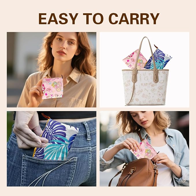 2-Piece reusable grocery bags,shopping bags,grocery bags Reusable Shopping 60+Pounds Capacit, Foldable, - Image 6