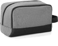 Elviros Travel Toiletry Bag for Men Hanging Dopp Kit Shaving Bag Toiletries Organizer Small Toiletry Bag for Traveling (Grey&Black,Large) by Elviros