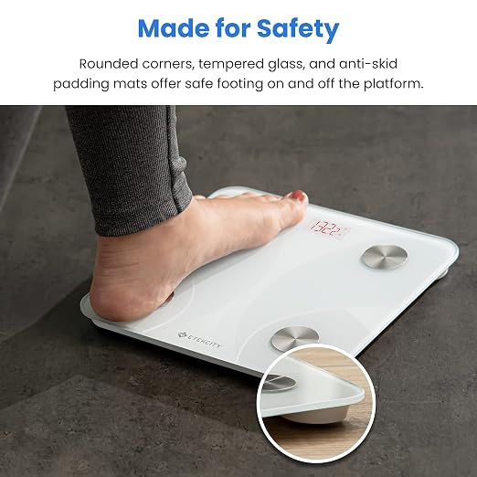Etekcity Smart Scale for Body Weight, Body Fat, Water Weight, White, 400 lb - Image 11