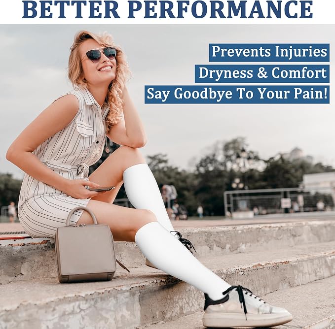 FEYHAY Copper Compression Socks (3 Pairs) 15-20 mmHg Circulation is Best Athletic & Daily for Men & Women, Running, Climbing - Image 4
