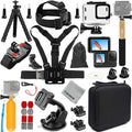 Accessory Pack for Go Pro 13 12 11 10 9 Hero, Full Essential Accessories Kit with Waterproof Protective Housing Case for GoPro Hero 13 12 11 10 9 Black(DT06) by GurmoirOfficial