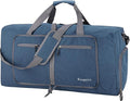 Woogwin Travel Duffel Bag Large Foldable Waterproof Overnight Bag for Beach Swim Bags Pool Sports Gym by woogwin