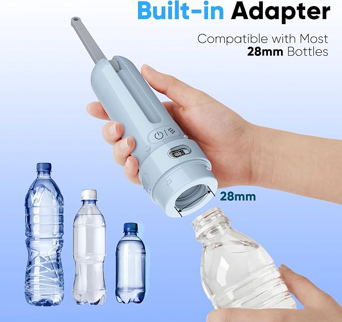 Portable Bidet for Travel | Bathroom - Rechargeable Electric Bidet Sprayer with 3 Pressure | Waterproof for Ultimate Personal Hygiene Cleaning at Home Office and Camping (Blue) - Image 10