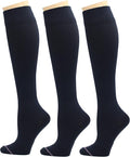 Dr. Motion 3 Pairs Therapeutic Graduated Compression Women's Knee-hi Socks by Dr.+Motion