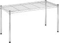Whitmor 1 Tier Shelving Units, Wire Rack Storage Organizer, 30" L x 14" W x 15" H, Chrome by Whitmor