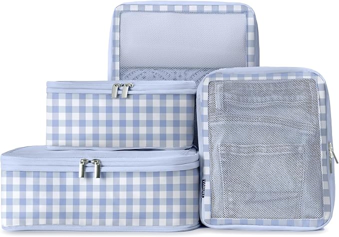 Vandel TSA-Friendly Packing Cubes for Carry On, Mesh Suitcase Organizer Bag | Professional Travel Organizer Bags for Women with Mesh Panel, Small Packing Cubes with Durable Zippers, Luggage Cube Set of 4 - Image 9