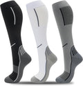 fenglaoda Compression Socks for Women Men 3 Pairs Graduated Compression Support Circulation Socks for Nurses by fenglaoda