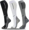 fenglaoda Compression Socks for Women Men 3 Pairs Graduated Compression Support Circulation Socks for Nurses by fenglaoda