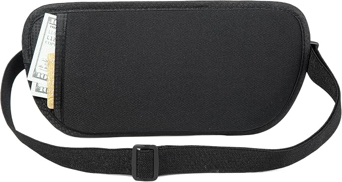 Travel Money Belt - Slim Passport Holder Travel Wallet with RFID Blocking Travel Pouch Undercover Fanny Pack for Women Men - Image 6